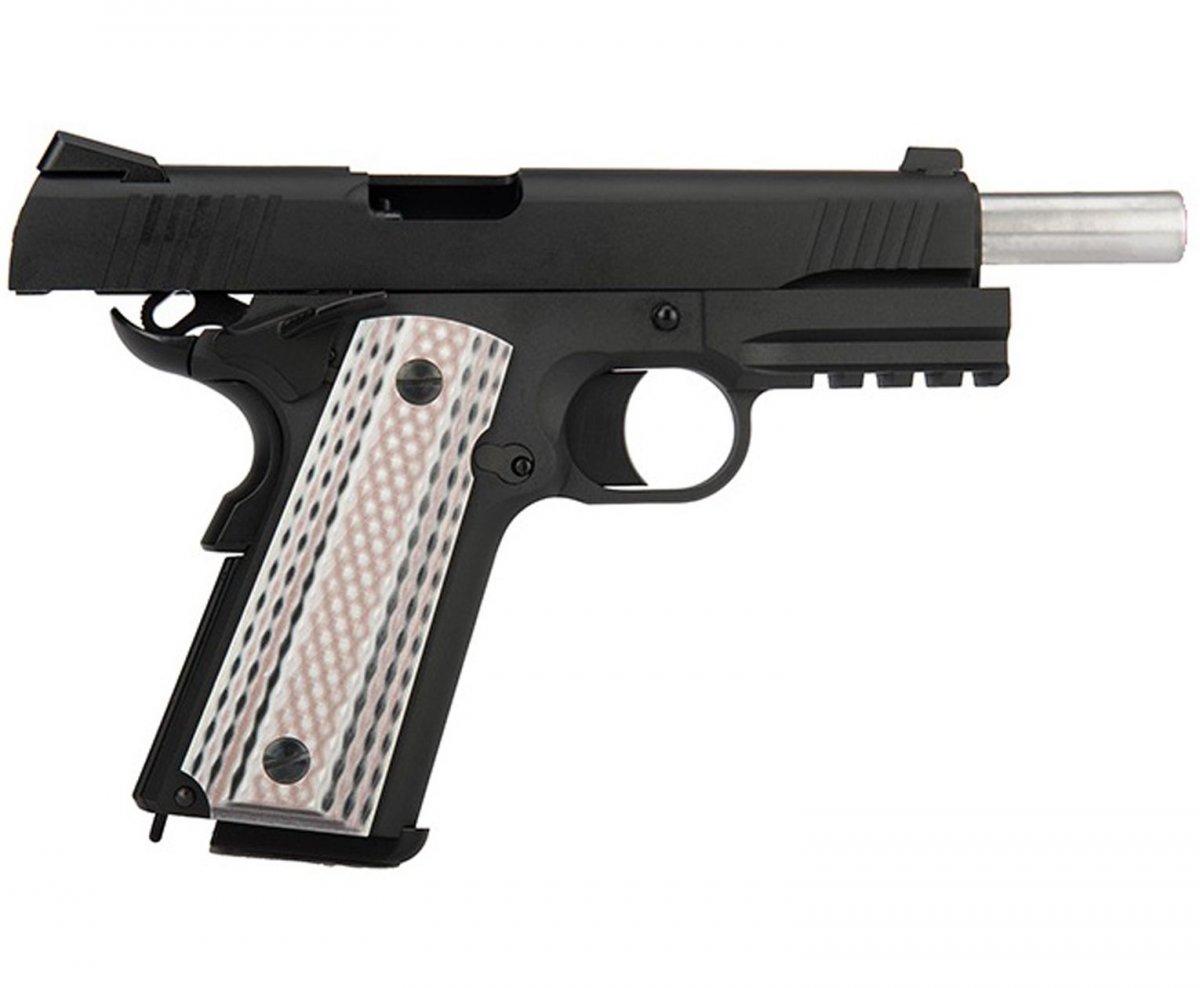 Страйкбольный пистолет WE Colt M45A1 Black (WE-E015-BK)