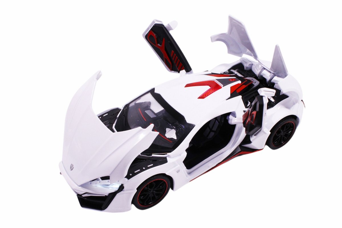 Металлическая машинка модель Люкан Lykan Hypersport 1:24
