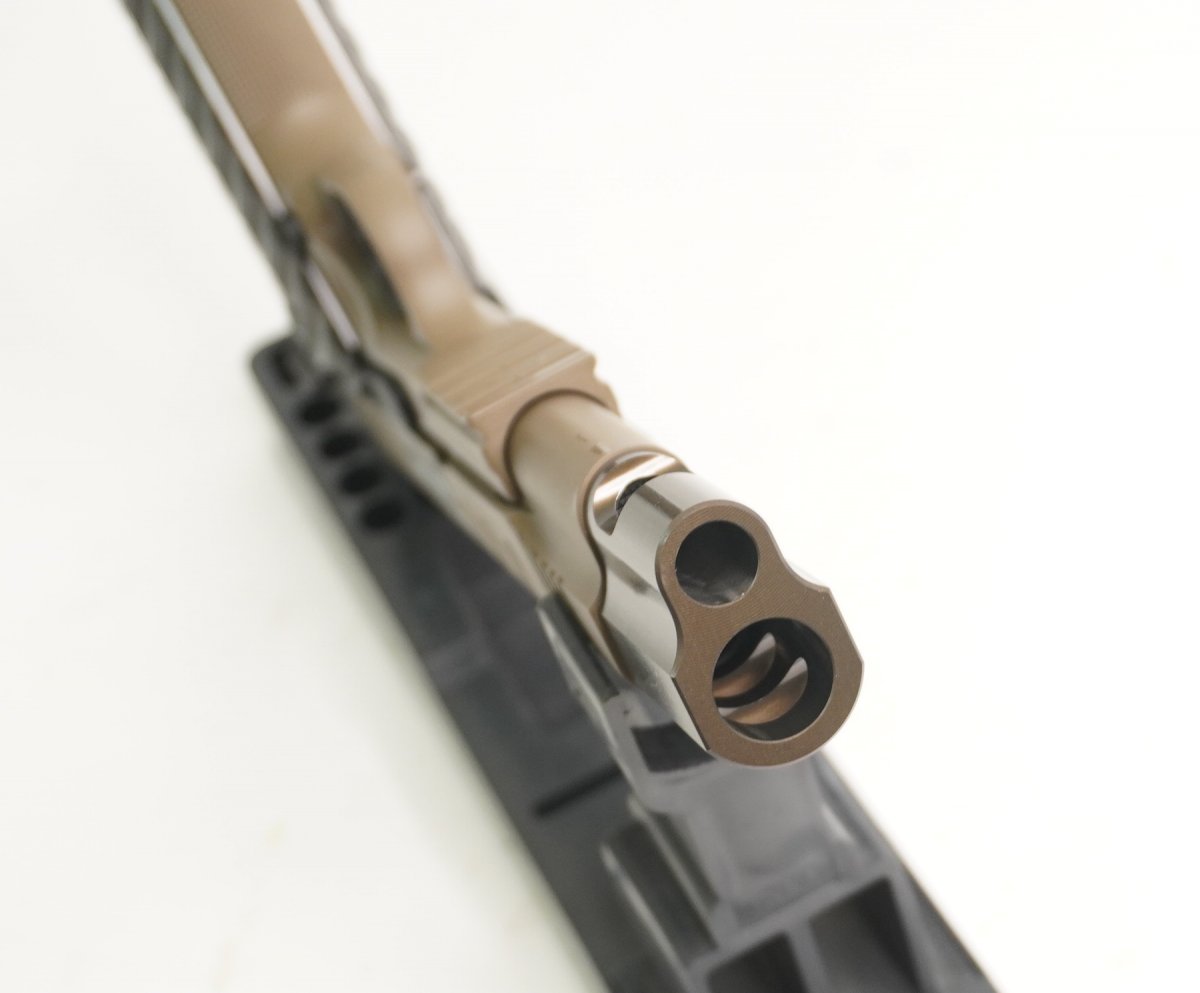 Страйкбольный пистолет KJW Colt 1911/M45A1 Gas FDE, удлин. ствол (KP-16.GAS)