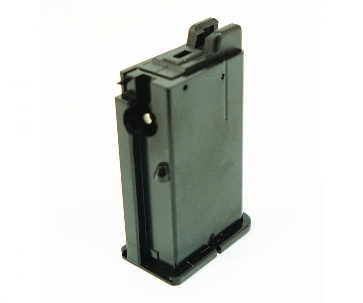 Магазин WE-712-SG короткий GBB GAS Black (WE), металлический, 10 шаров