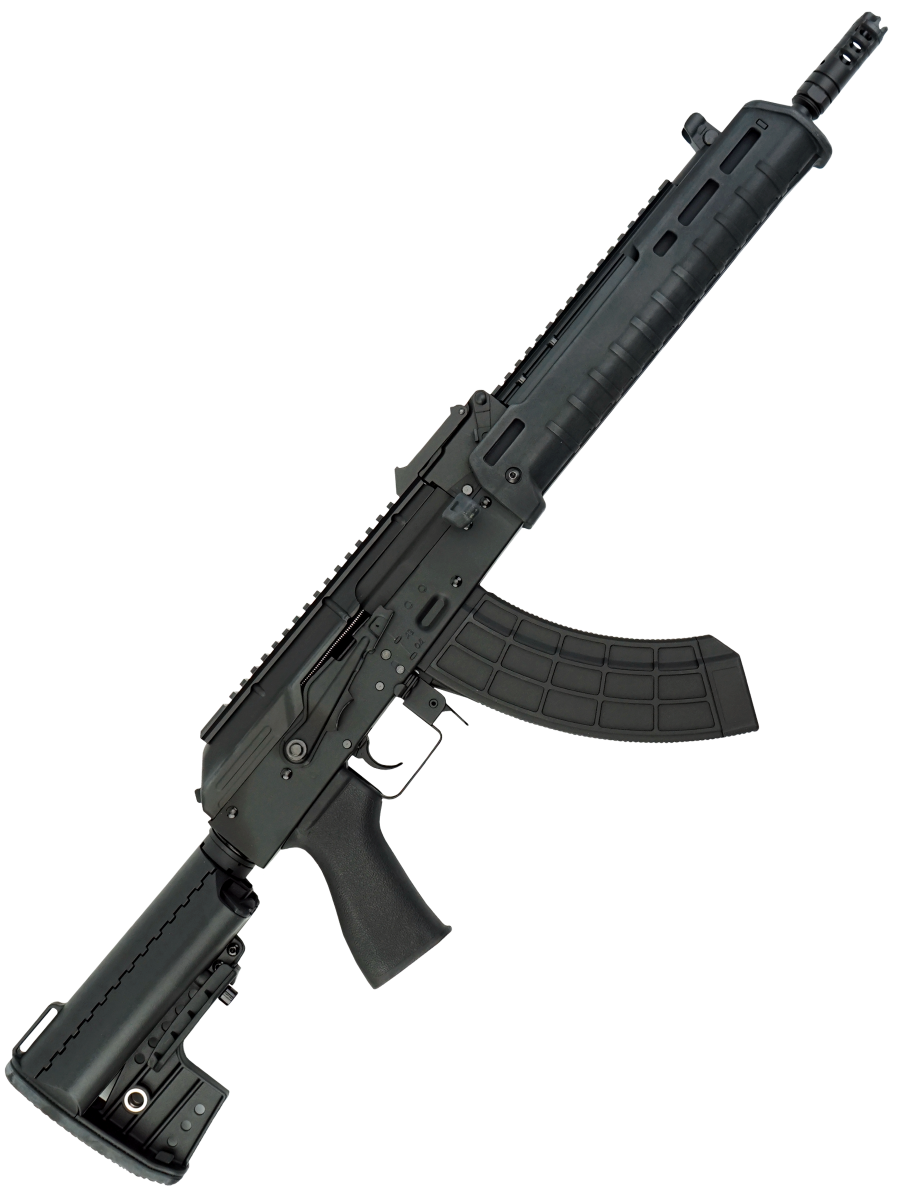 Страйкбольный автомат CYMA CM077B АК Magpul Zhukov Top RIS, 120 м/с, чёрный