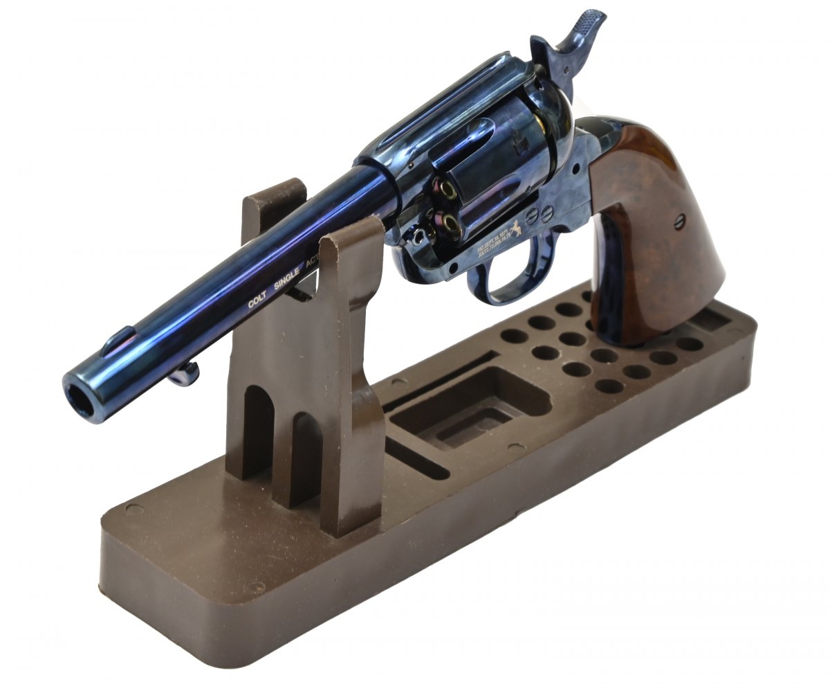 Пневматический револьвер Umarex Colt SAA .45 4.5 мм (bb, blue finish, ствол 5.5 дюймов)