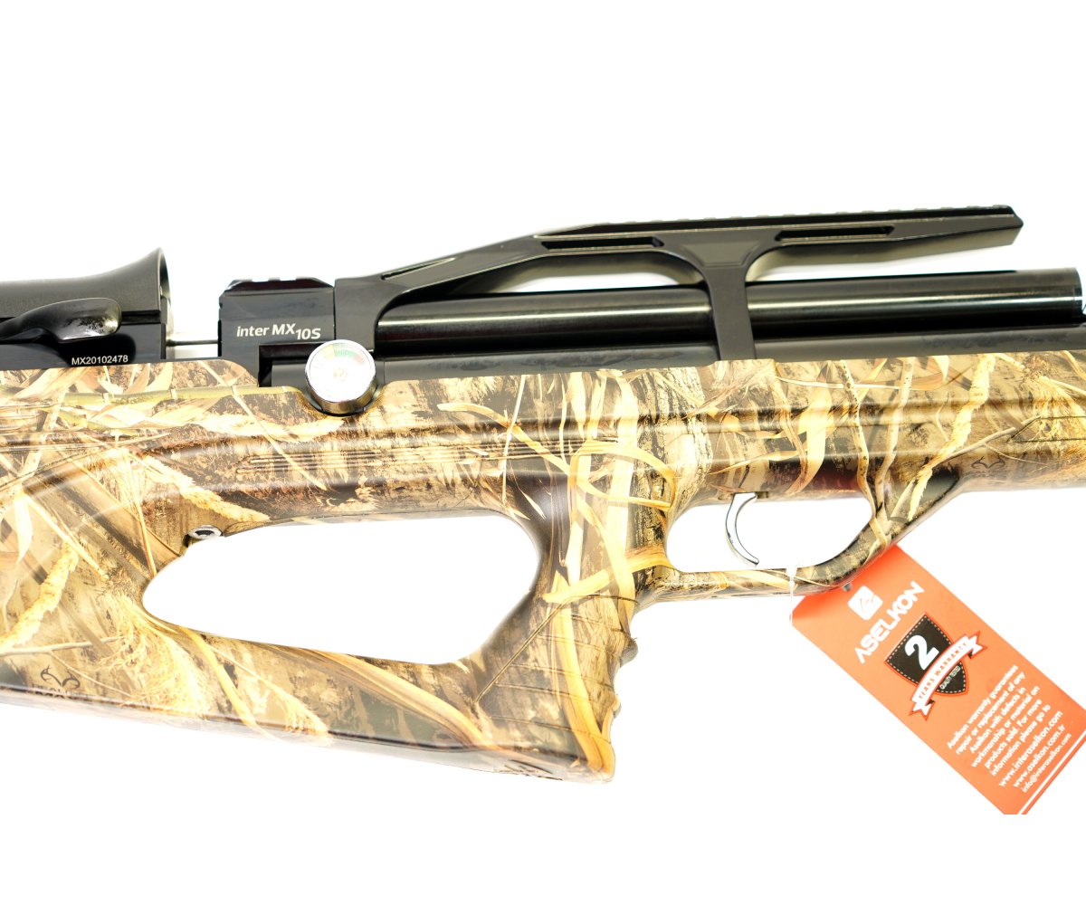 Пневматическая винтовка Aselkon MX-10S Camo Max-5 (PCP, 3 Дж) 5,5 мм