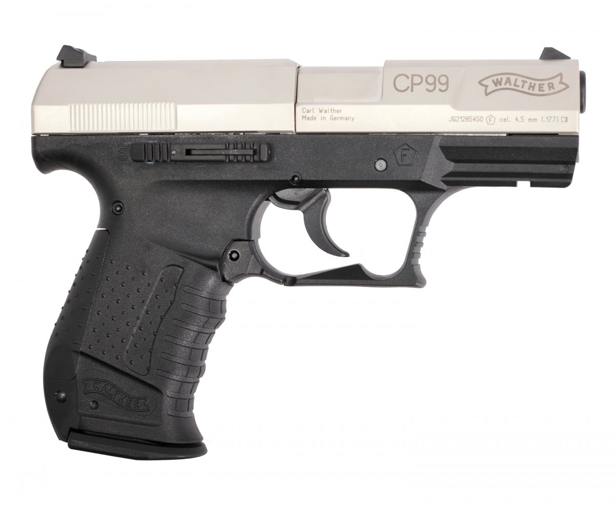 Пневматический пистолет Umarex Walther CP99 Nickel