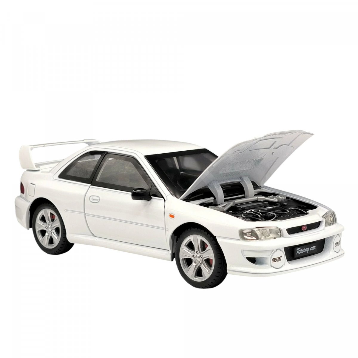 Машинка металлическая Subaru Impreza WRX STI 1:24 White