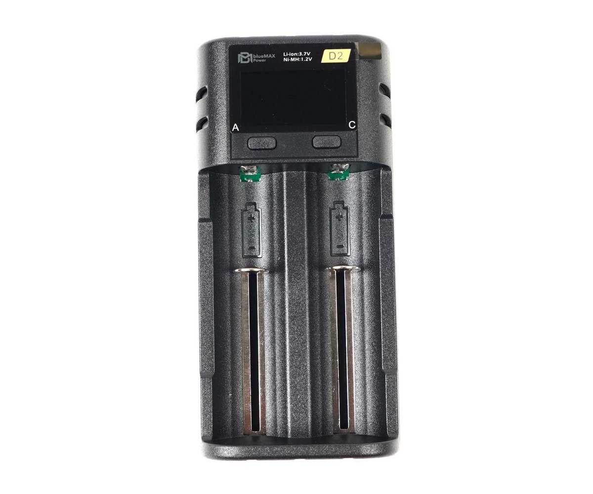 Зарядное устройство BlueMax D2 LCD Intelligent (2 разъема) для Li-Po, LiFe, NiMH, Li-ion