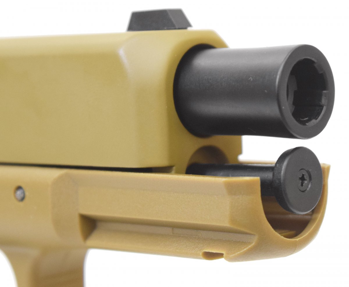 Пистолет пневматический Umarex Glock 19X TAN 4.5 мм (Металл, Blowback, CO2)