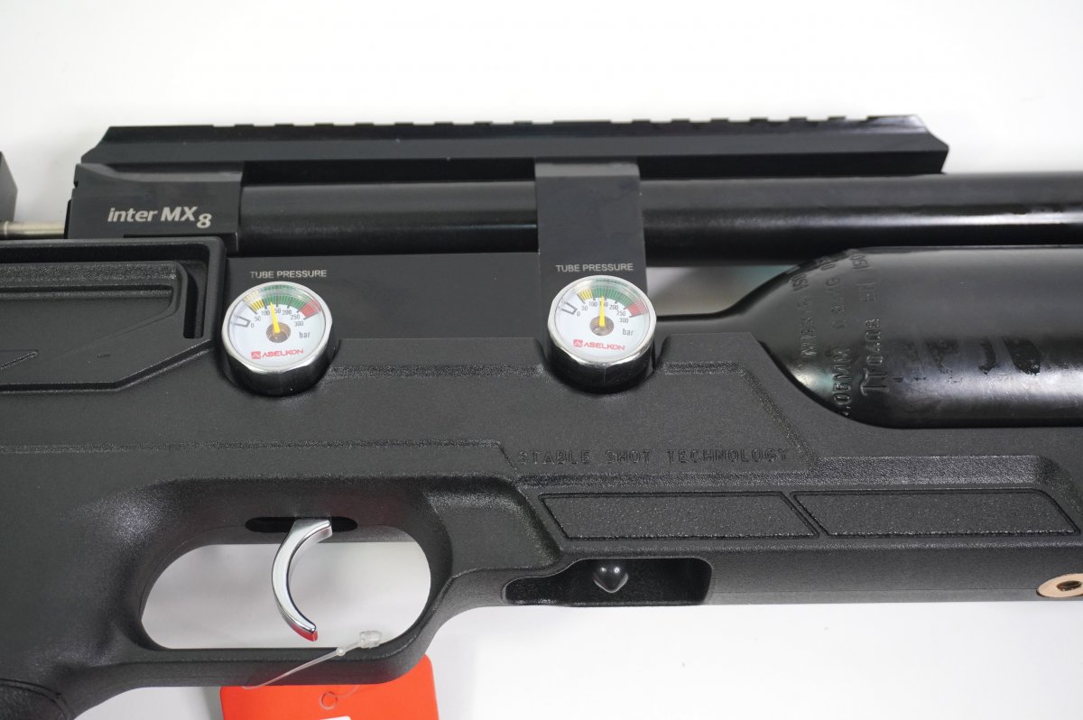 Пневматическая винтовка Aselkon MX-8 Evoc (пластик, PCP, 3 Дж) 5,5 мм
