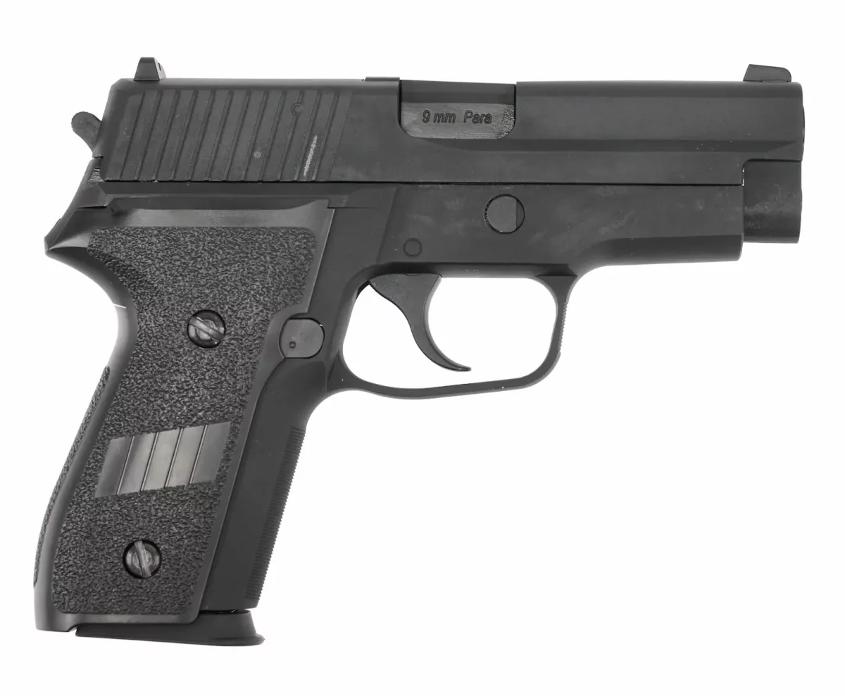 Страйкбольный пистолет WE P-228 (WE-F002 / GP428) — Black, металл, GBB, 6 мм