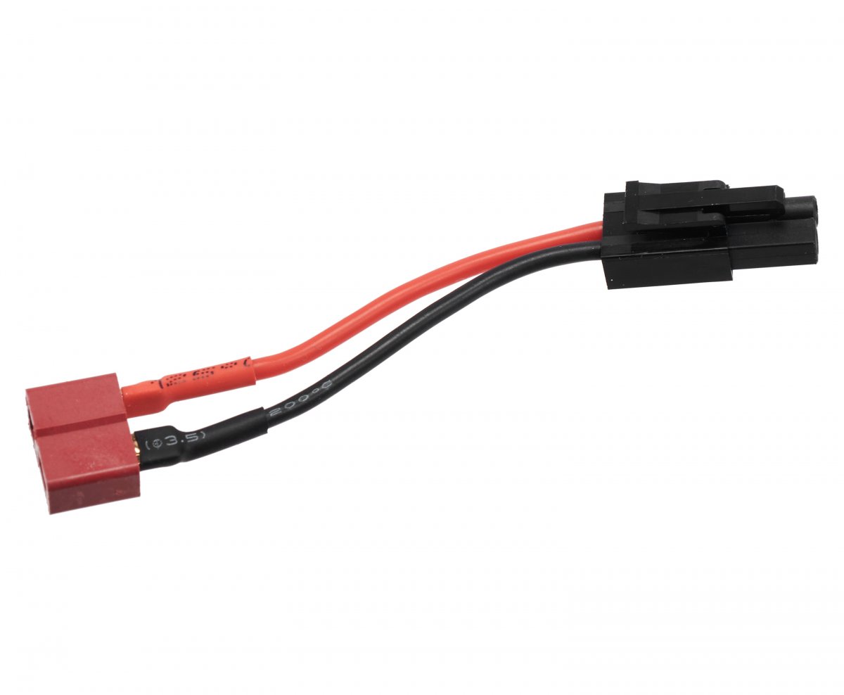Переходник MK Battery Adapter T-Connector МАМА — Mini Tamiya ПАПА с проводом (арт. AS-BA0075)