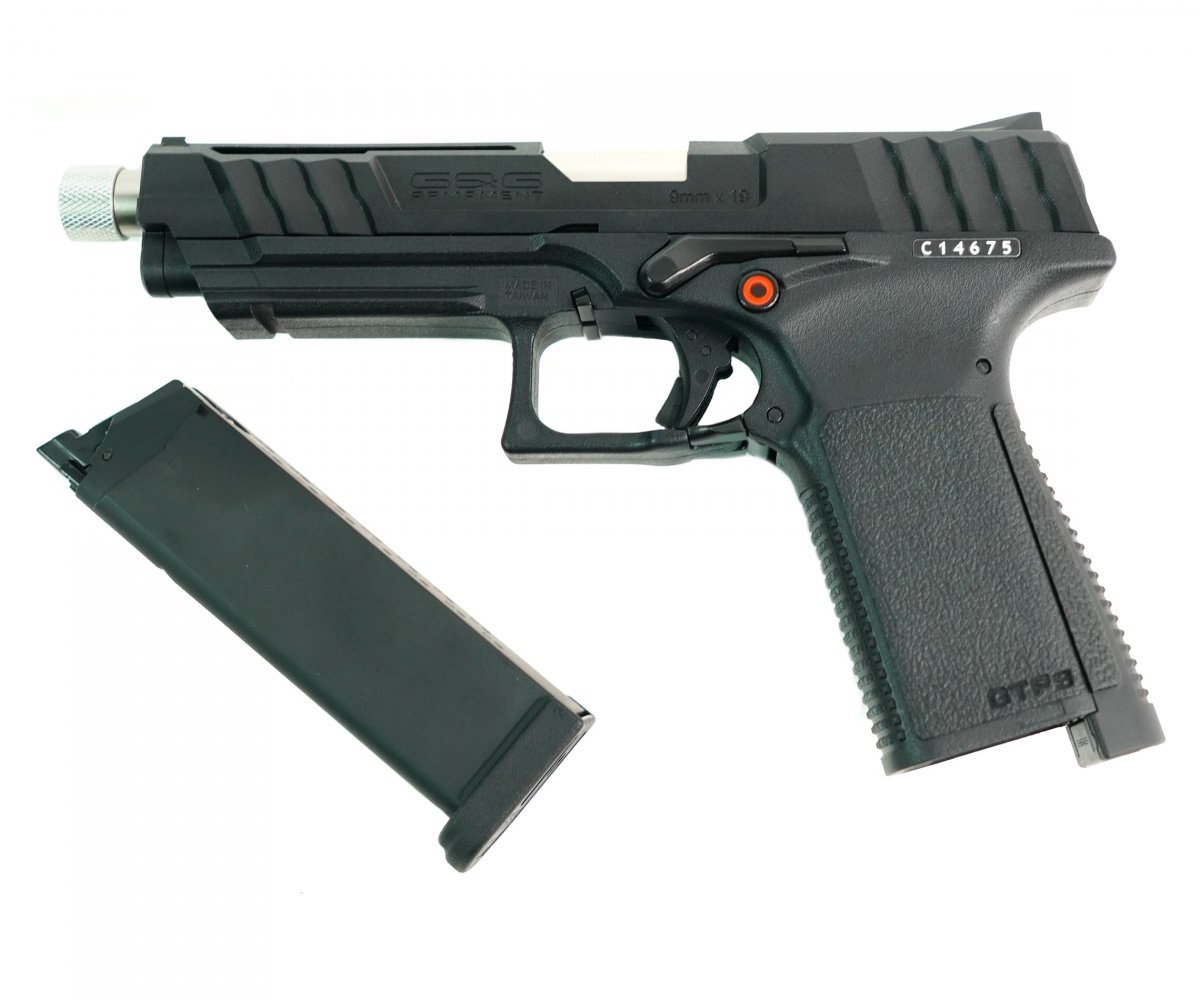 Страйкбольный пистолет G&G GTP 9 Black EU (GAS-GPM-TP9-BBB-ECM)