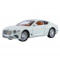 Машинка металлическая Bentley Continental GT 1:24 Белая
