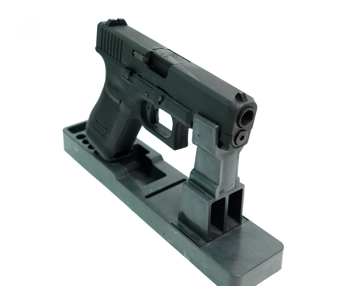 Страйкбольный пистолет WE Glock-19 Gen.5, сменные накладки (WE-G003VB-BK)