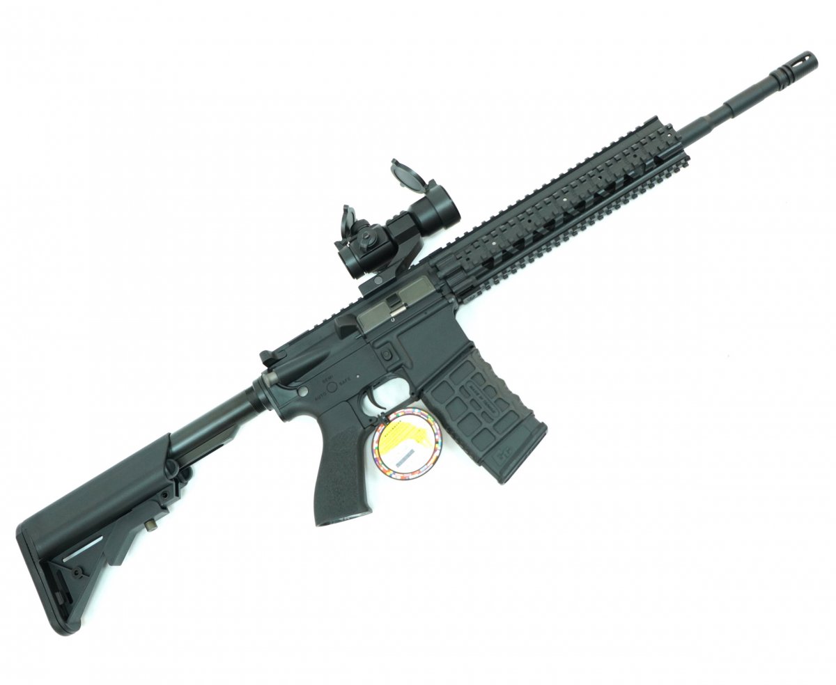 Страйкбольный автомат G&G CM16 R8-L, с прицелом (EGC-16P-R8L-BNB-NCM)