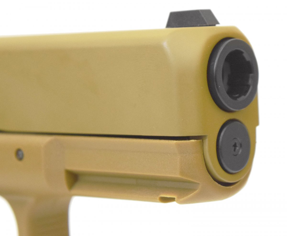 Пистолет пневматический Umarex Glock 19X TAN 4.5 мм (Металл, Blowback, CO2)