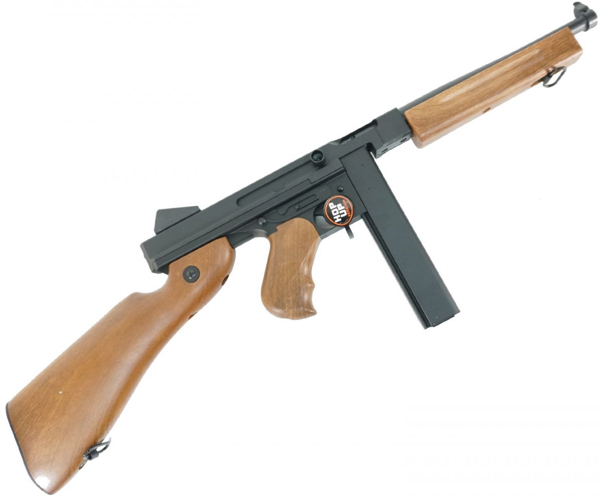 Страйкбольный автомат Cyma Thompson M1A1 CM033 (6 мм, ремень)