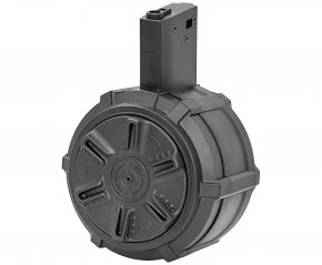 Магазин бункерный (бубен) G&G G-08-171 для M4/M16, AEG Drum Mag, 2300 шаров, чёрный
