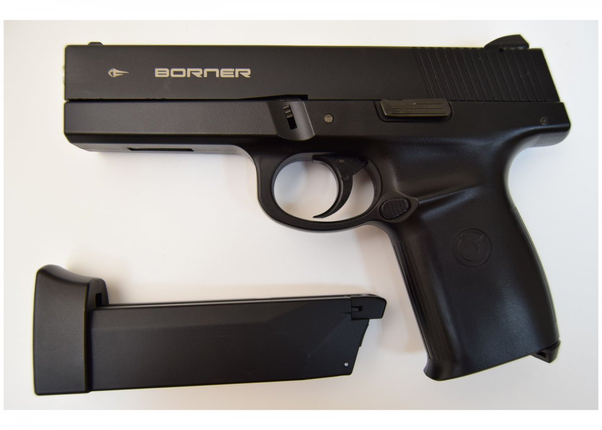 Пневматический пистолет Borner KMB12 (SW40F Sigma)