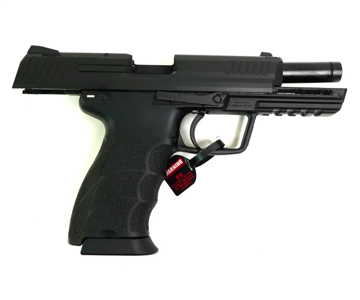 Страйкбольный пистолет Tokyo Marui HK45 — GBB, регулируемый Hop-Up, подствольная рейка