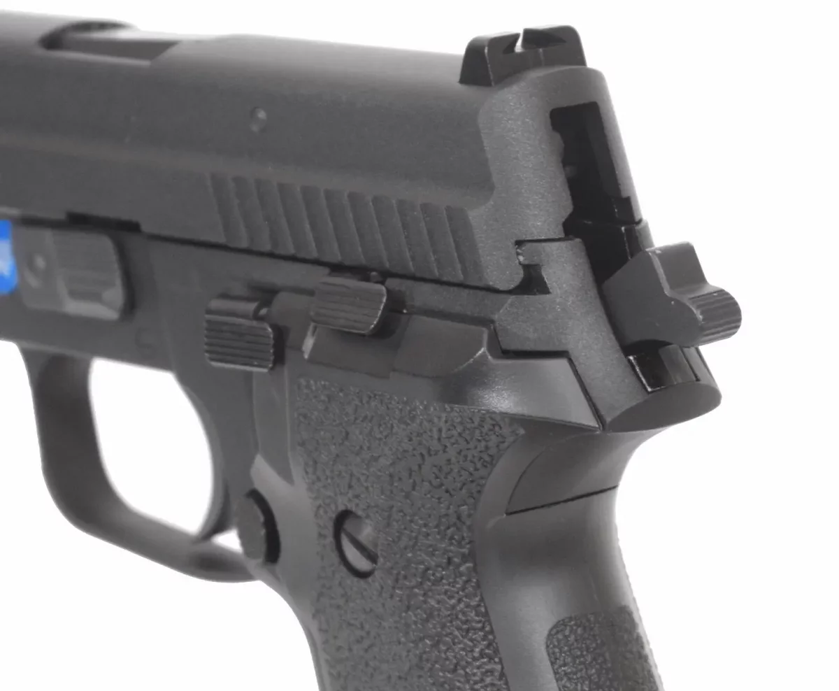 Страйкбольный пистолет WE P-229 (WE-F005A-BK) — чёрный, металл, GBB, 6 мм