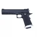 Страйкбольный пистолет KJW Colt M1911 Hi-Capa 6 KP-06 — GAS, GBB, чёрный, 6 мм