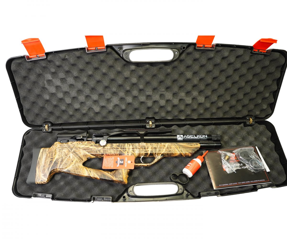 Пневматическая винтовка Aselkon MX-10S Camo Max-5 (PCP, 3 Дж) 5,5 мм
