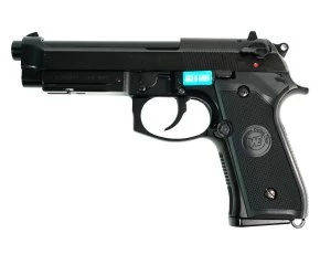 Страйкбольный пистолет WE Beretta M9A1 New Rail Black