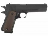 Страйкбольный пистолет KJW 1911.CO2 II Colt 1911 CO2 GBB Black (металл, магазин от KJW KP-07)