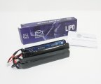 BlueMax 11.1V Lipo 3000mAh 20C трехлепестковый 17.6*25*128 Аккумулятор BlueMAX Li-Po 11.1V 3000mah 20C, 3 x (128x25x17,6) мм (триплет)