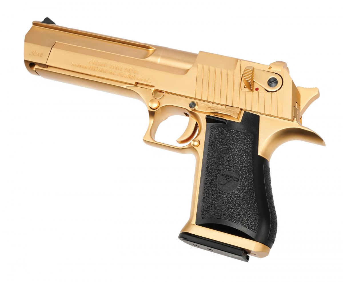 Страйкбольный пистолет WE Desert Eagle (позолоченный, CG-DE0103)