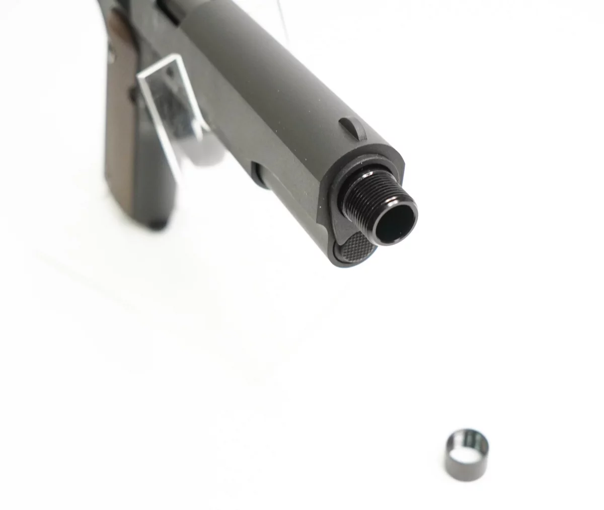 Страйкбольный пистолет KJW Colt 1911 (1911-TBC.GAS) — газовый GBB, 6 мм, Black