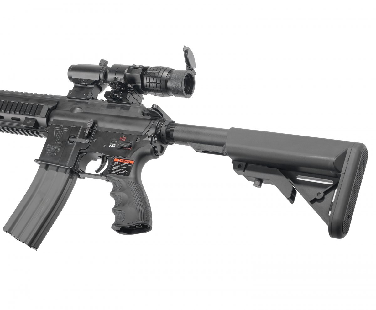 Страйкбольный автомат G&G T4-18 Black (HK416) TGR-418-SHT-BBB-NCM