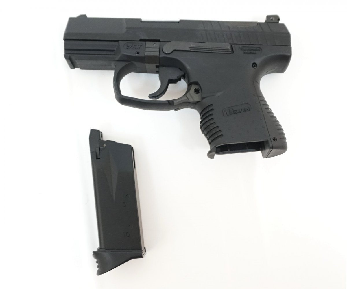 Страйкбольный пистолет WE Walther P99 Compact GBB (WE-PX002-BK)