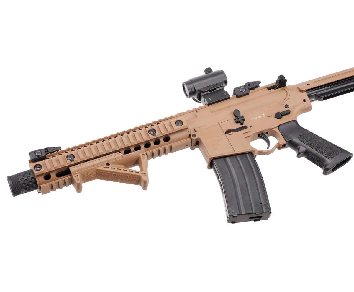 Пневматическая винтовка Crosman DPMS SBR Full Auto (AR15, 3 Дж) TAN