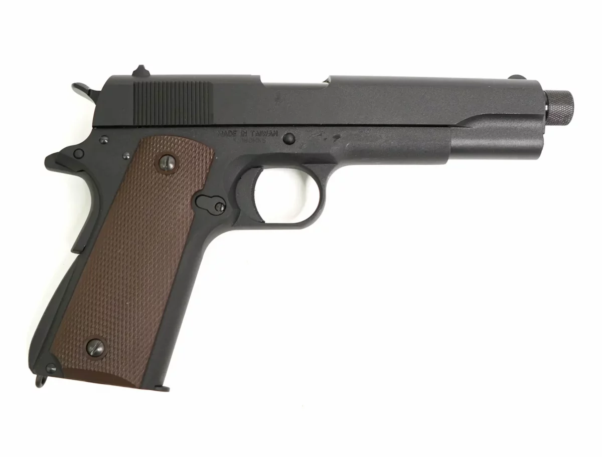 Страйкбольный пистолет KJW Colt 1911 (1911-TBC.GAS) — газовый GBB, 6 мм, Black