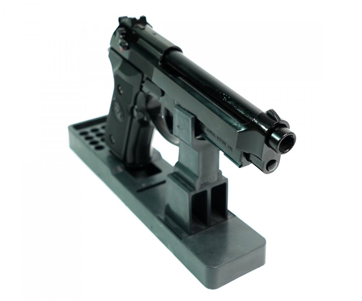 Страйкбольный пистолет WE Beretta M9A1 New Rail Black