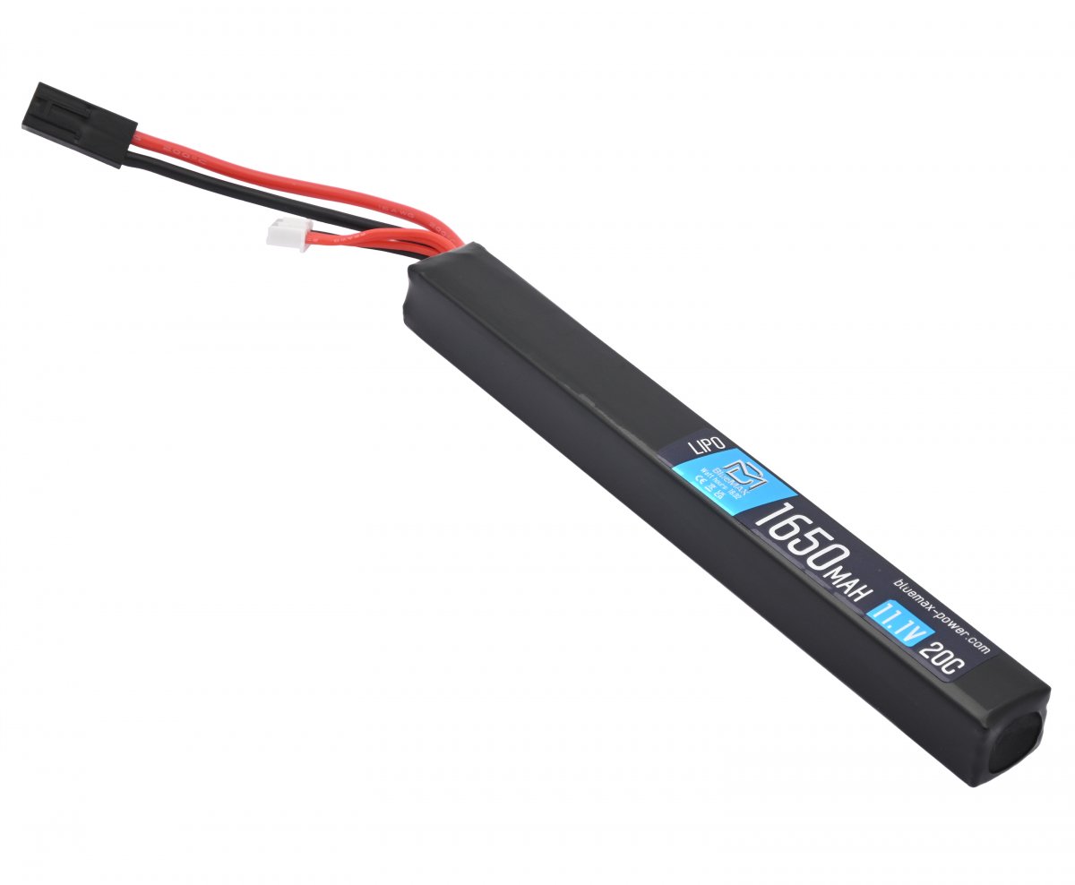 Аккумулятор BlueMax 11.1V Li‑Po 1650mAh 20C AK Stick T‑Plug 18*18*169
