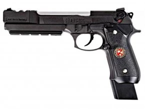 Пистолет WE M92SP-L1 Beretta M92F Samurai Edge Extended Black Grip S.T.A.R.S (металл)