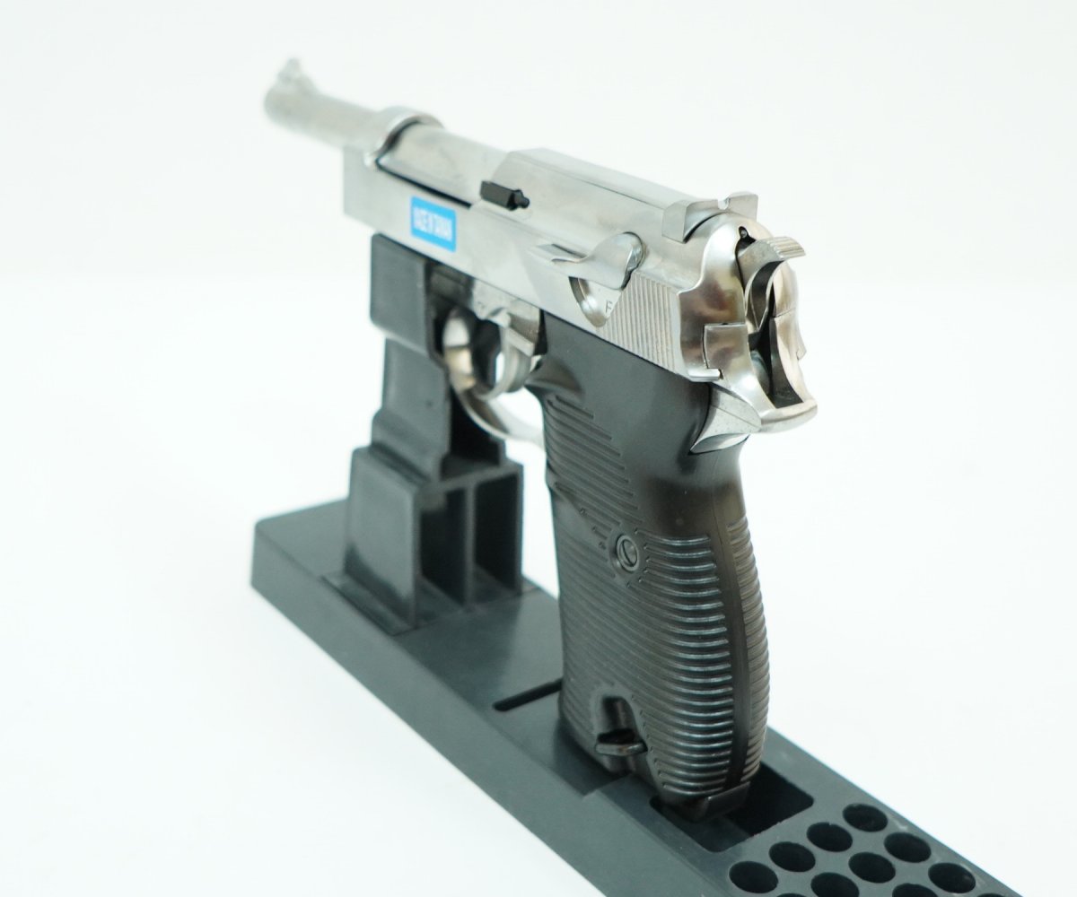 Страйкбольный пистолет WE Walther P38 GBB Silver