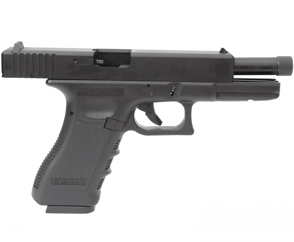 Страйкбольный пистолет KJW Glock 17 (KP-17-TBC CO2)