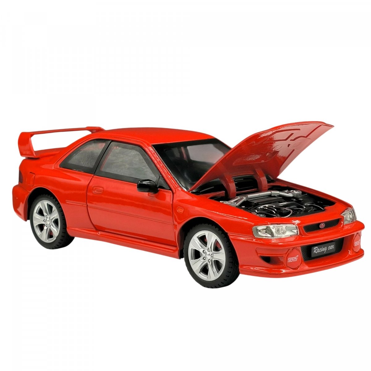 Машинка металлическая Subaru Impreza WRX STI 1:24 RED
