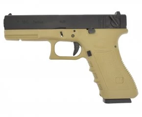 Страйкбольный пистолет WE Glock-18 Gen.3 Tan (WE-G002A-TAN)