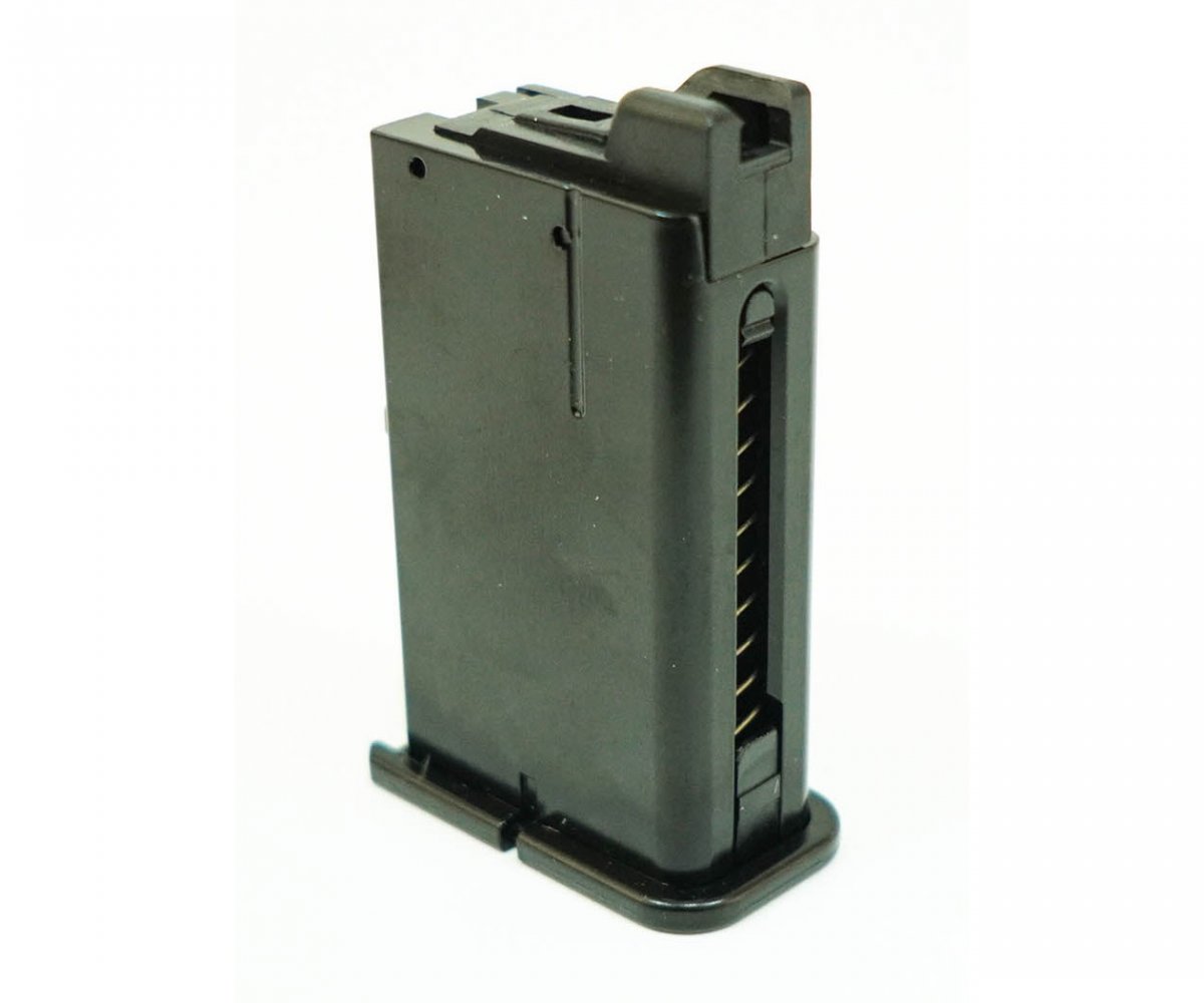 Магазин WE-712-SG короткий GBB GAS Black (WE), металлический, 10 шаров