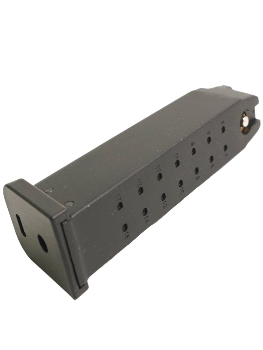 Магазин KP-17.GAS-M для G17 GBB GAS (KJW), металлический, 23 шара, совместим с WE