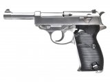 Страйкбольный пистолет WE Walther P38 GBB Silver