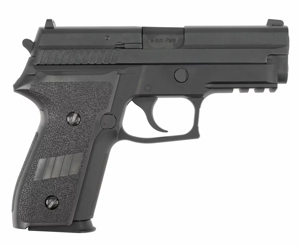 Страйкбольный пистолет WE P-229 (WE-F005A-BK) — чёрный, металл, GBB, 6 мм