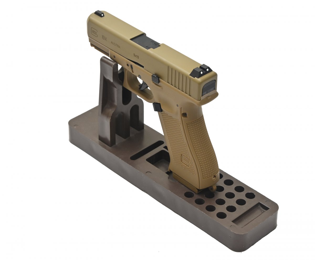 Пистолет пневматический Umarex Glock 19X TAN 4.5 мм (Металл, Blowback, CO2)