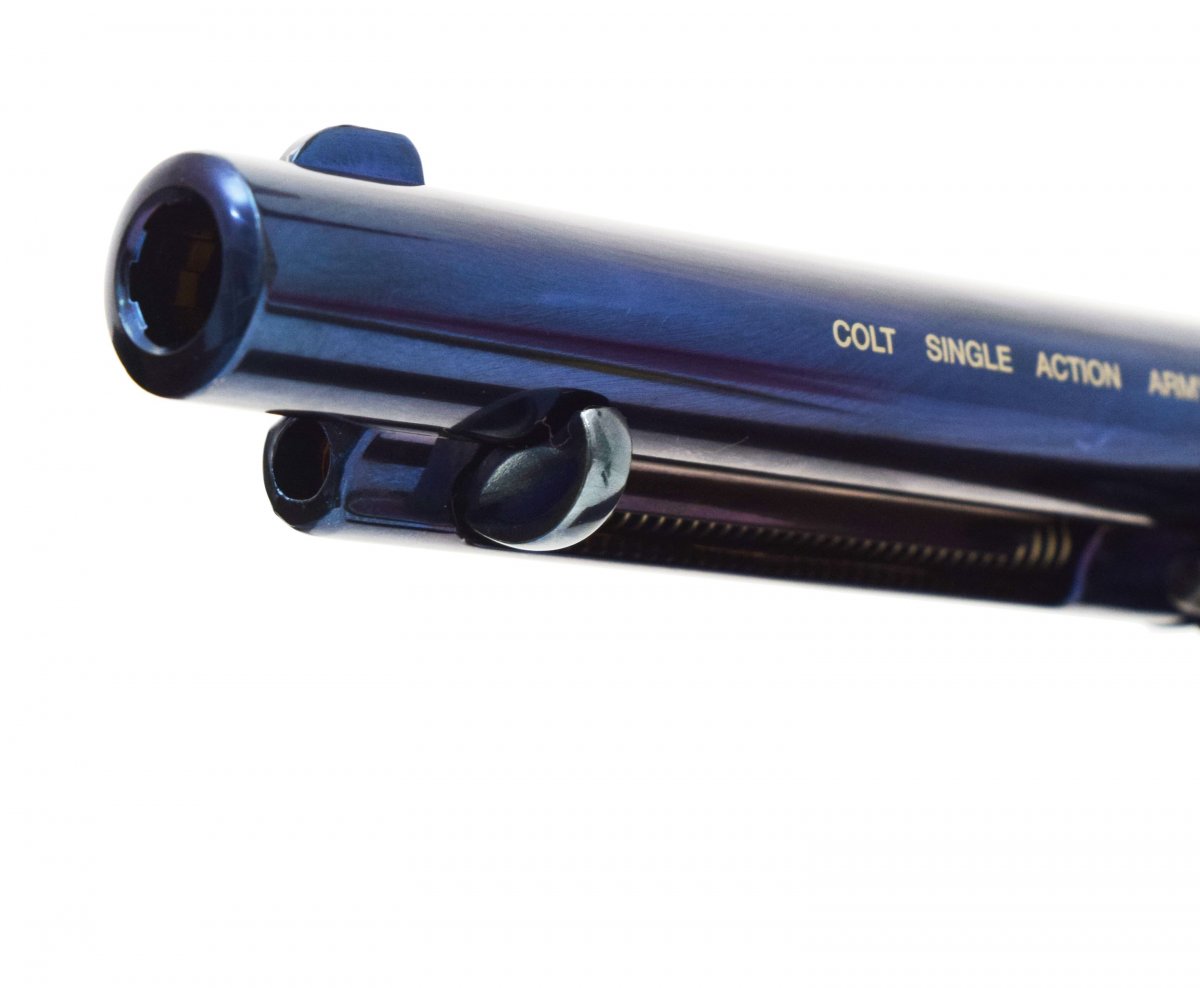 Пневматический револьвер Umarex Colt SAA .45 4.5 мм (bb, blue finish, ствол 5.5 дюймов)