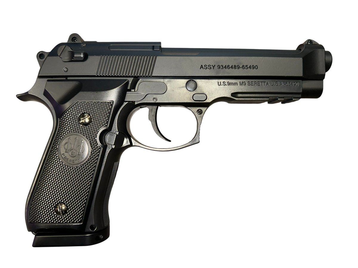 Пистолет Beretta M92 1:1 6мм, разборный, чёрный