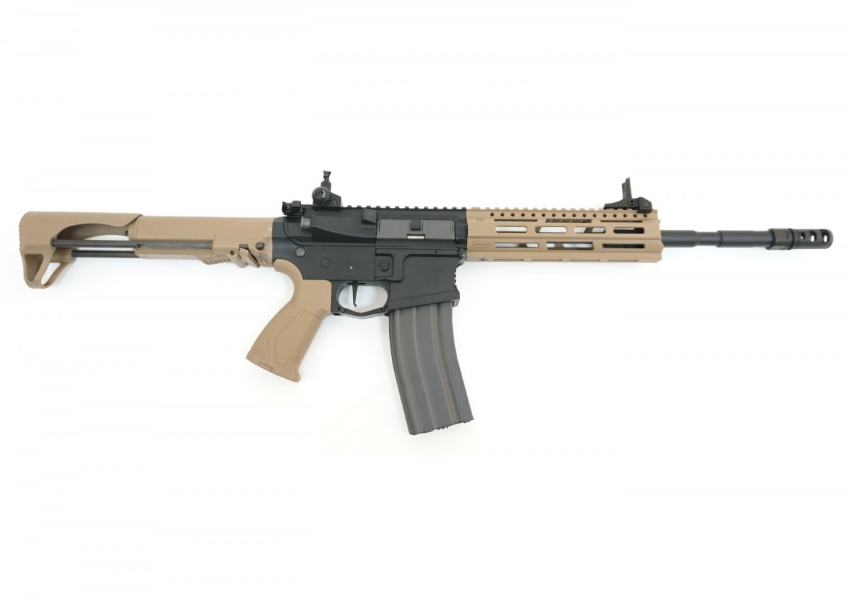 Страйкбольный автомат G&G CM16 Raider L 2.0E Desert (EGC-16P-R2E-DNB-NCM)